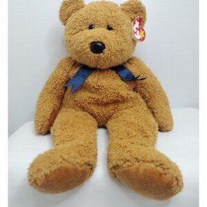 1999 Large 13" TY Beanie Buddy ~  Fuzz Plush Teddy Bear